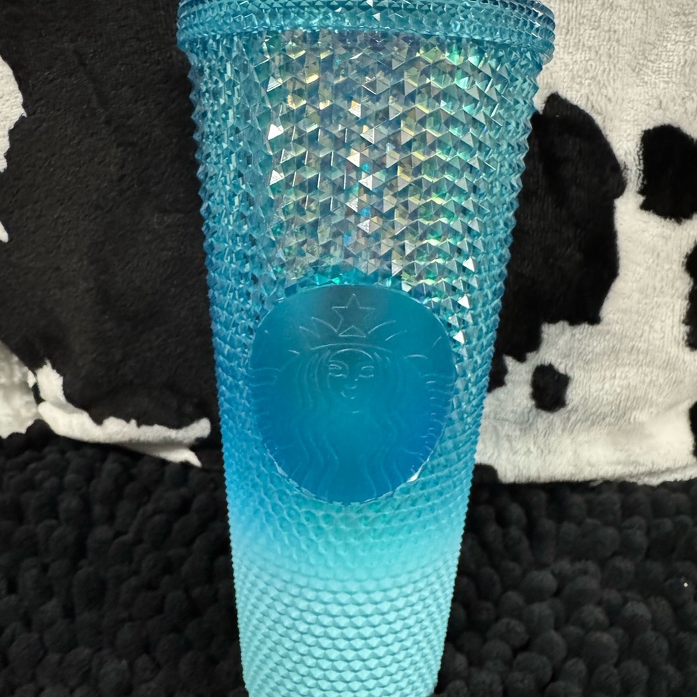 Starbucks Blue Studded Tumbler with Textured Accents